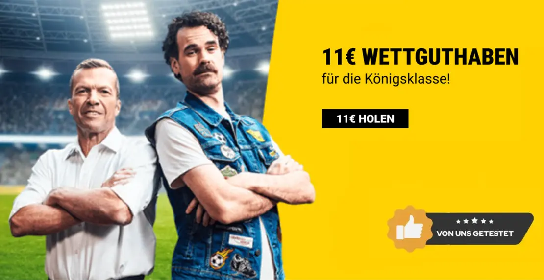 Gutschein Aktion von Interwetten über 11 Euro zur Champions Laague