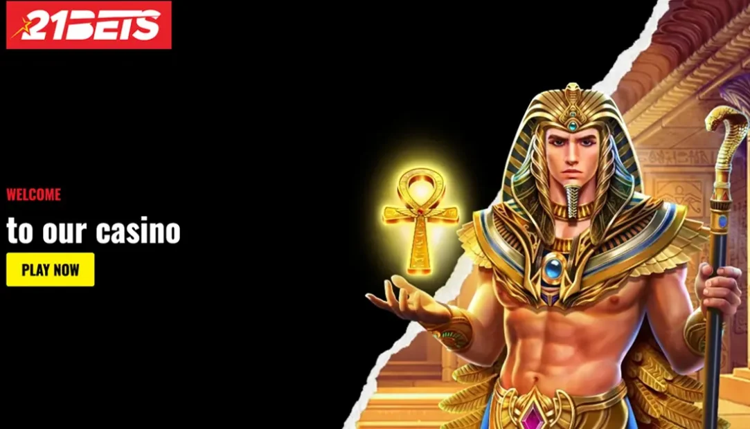 Startseite vom Online Casino 21bet