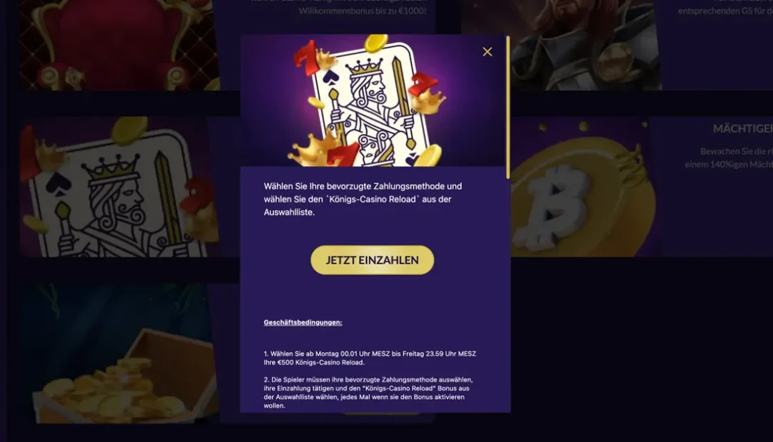 4Kasino Reload Bonus