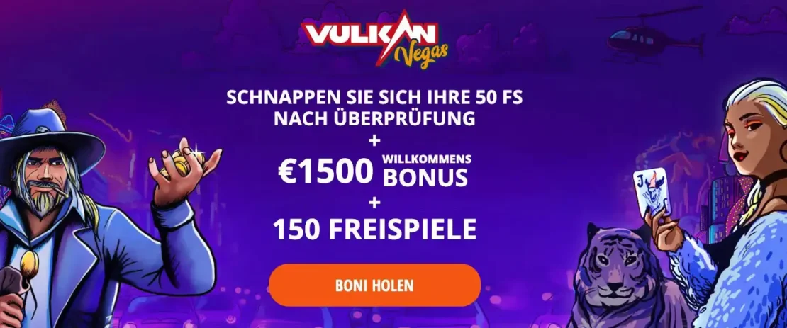 50 FS für das Vulkan Casino