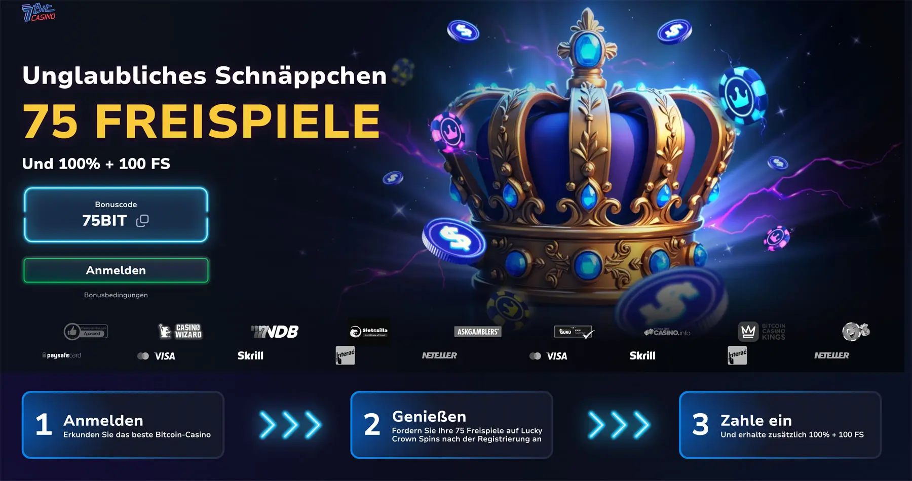 Freispiele Aktion im 7bit Casino