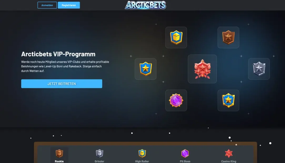 VIP Programm von Arcticbets