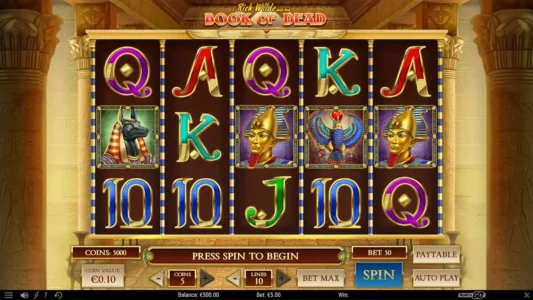 Beliebter Slot für Freispiele Book of Dead
