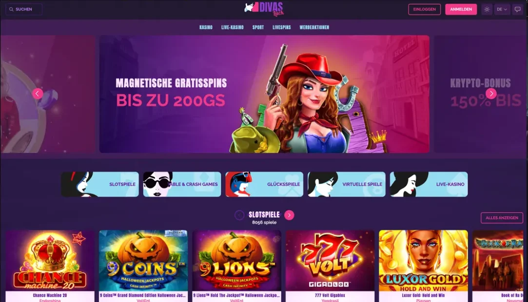 Startseite Online Casino Divas