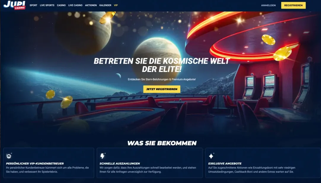 VIP Programm im Jupi Casino
