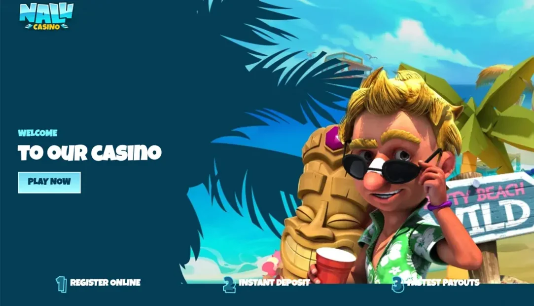 Startseite vom Online Casino NALU