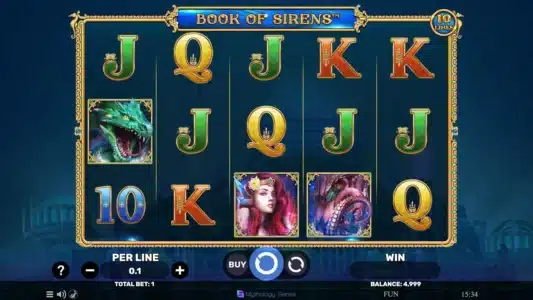 Grosszügiger Slot mit vielen Freespin Book of Sirens