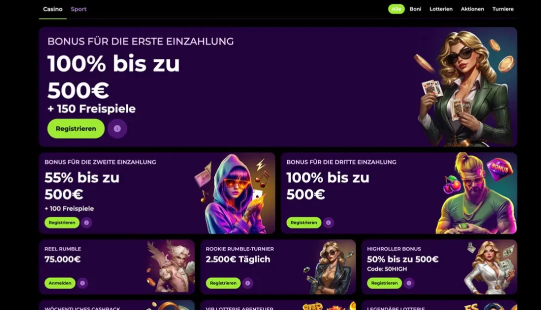 Willkommensbonus und Freispiele bei SpinMama